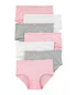 Kit calcinha Infantil 7 peças poá rosa |