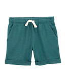 Bermuda infantil lisa verde |