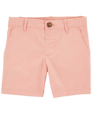 Bermuda sarja infantil com 3 bolsos laranja |