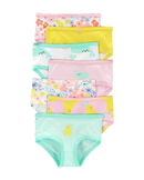 Kit Calcinha Infantil ´s 7 Peças Multicor